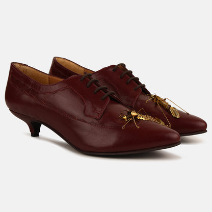 Insect Kitten Heel Mules
