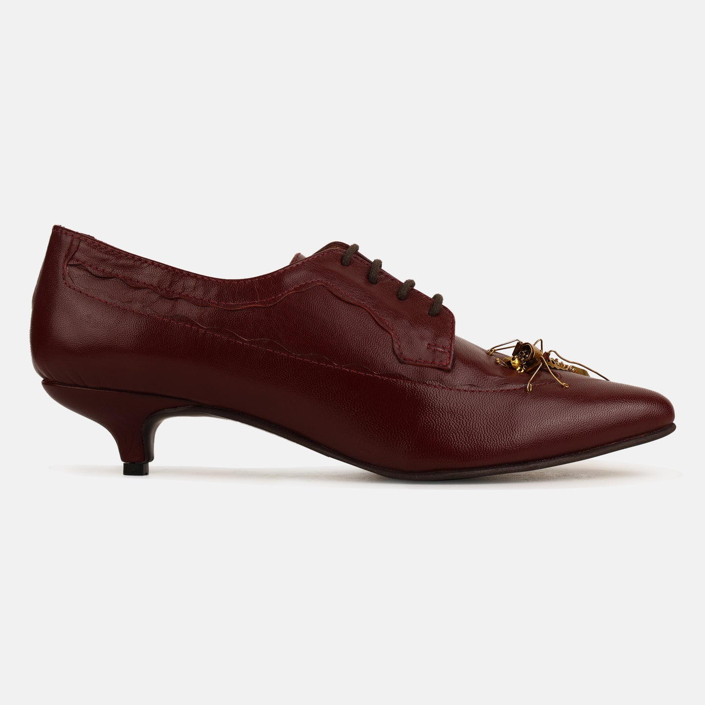Insect Kitten Heel Mules