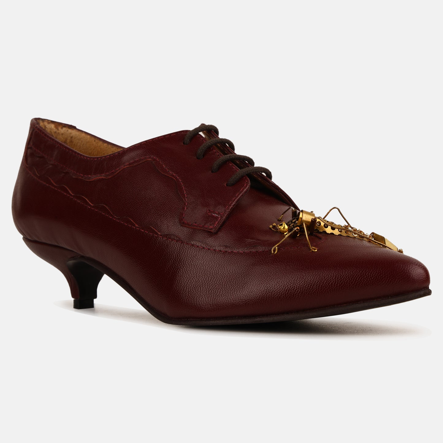 Insect Kitten Heel Mules