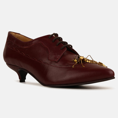 Insect Kitten Heel Mules