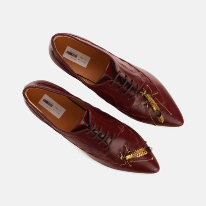 Insect Kitten Heel Mules